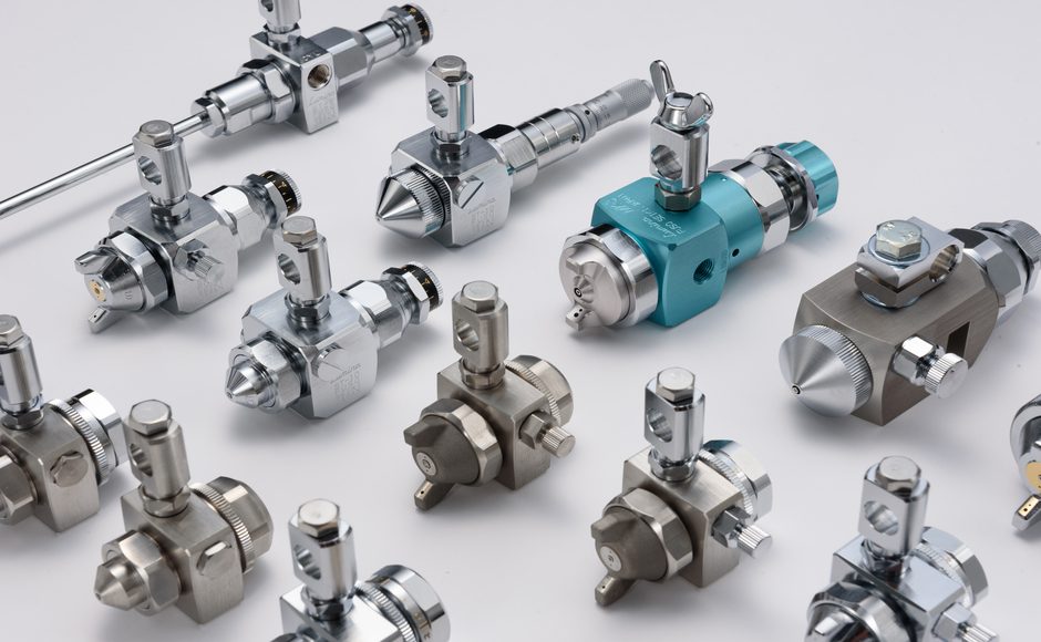 Structure and Use of Automatic Spray Guns